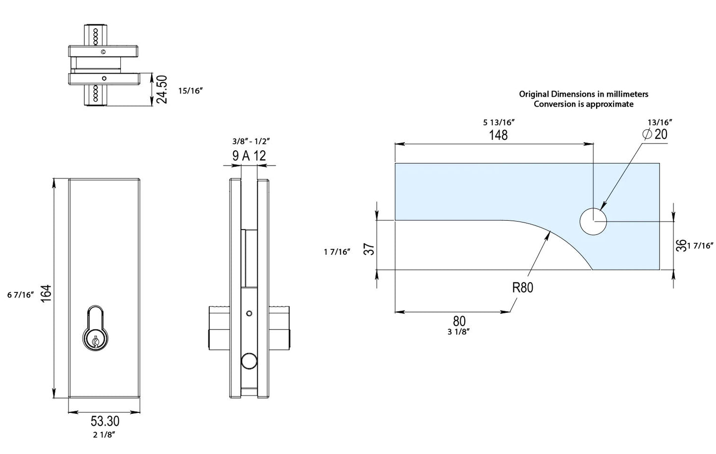 Door Lock Swing Deadbolt