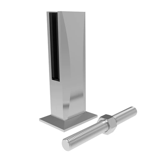 Glass Railing Mini Post Rectangular