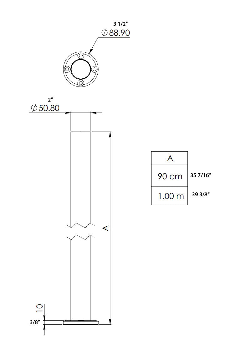 Stainless Steel Post