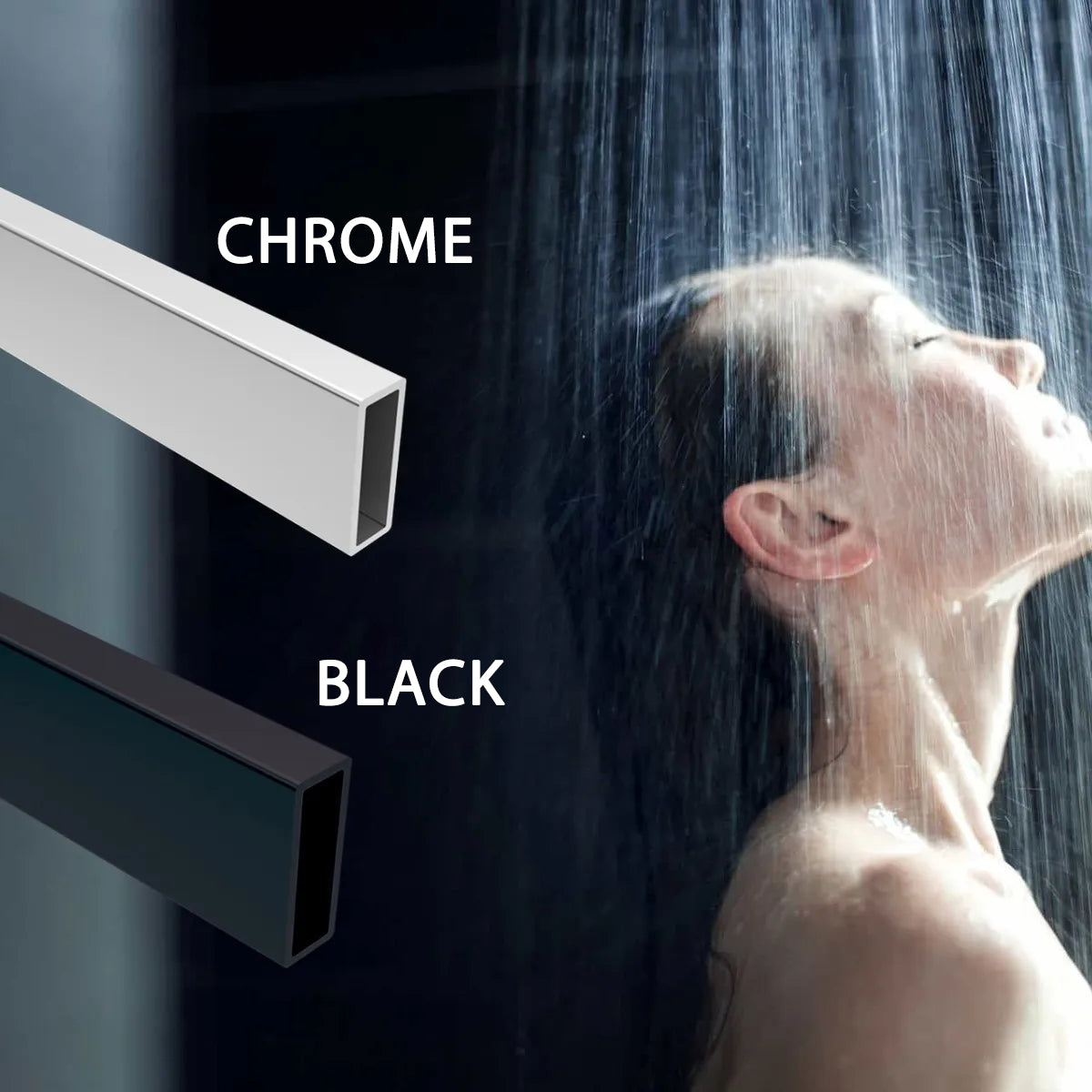 Bacanora Shower Door 60in W x 72-in H Standard Shower Door