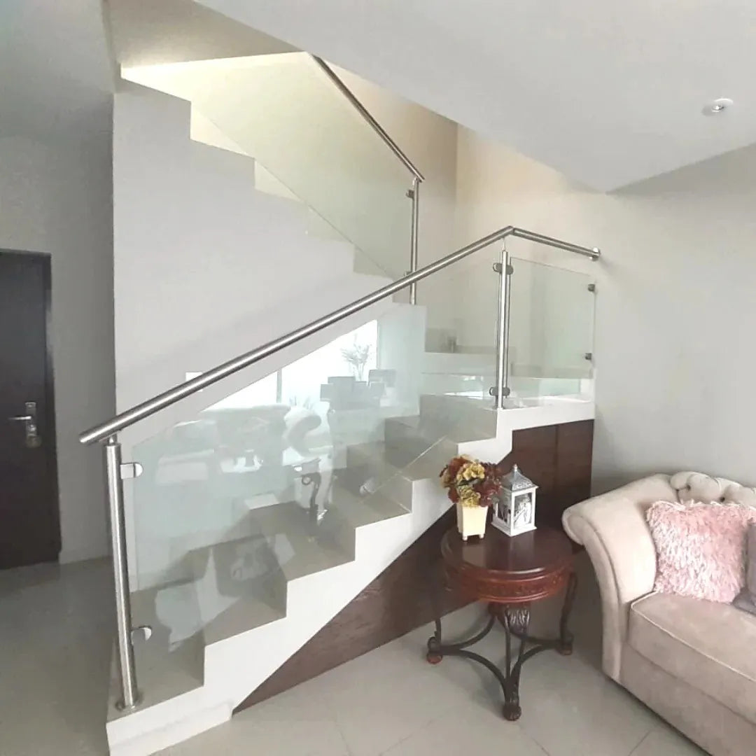 Stainless Steel Glass Round Railing End Post