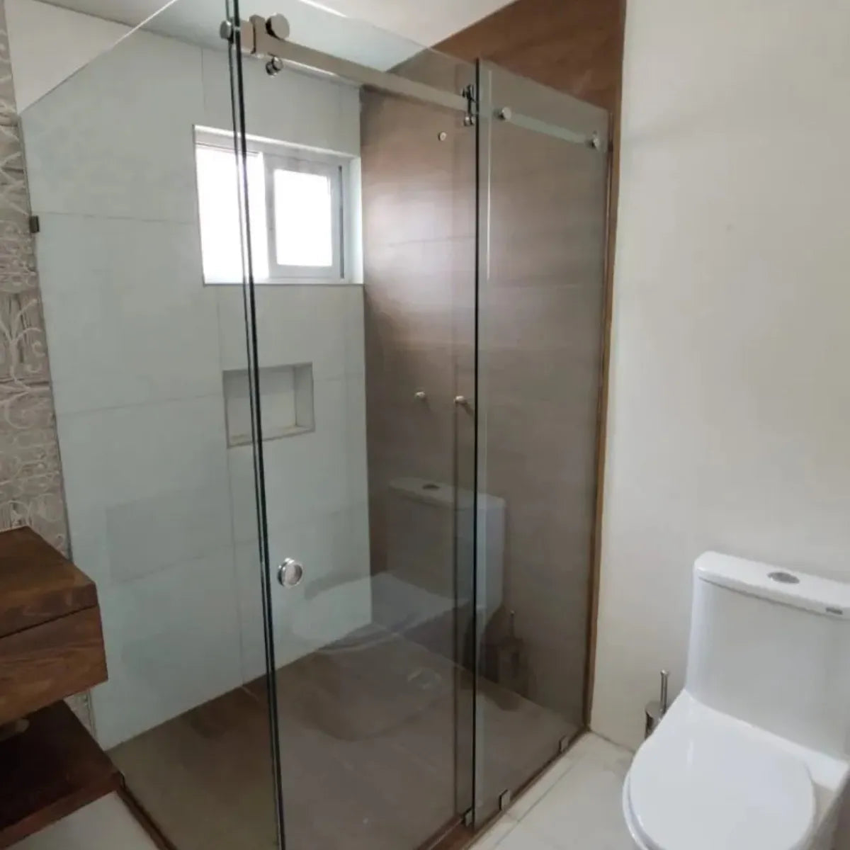 Bacanora Shower Door 60in W x 72-in H Standard Shower Door