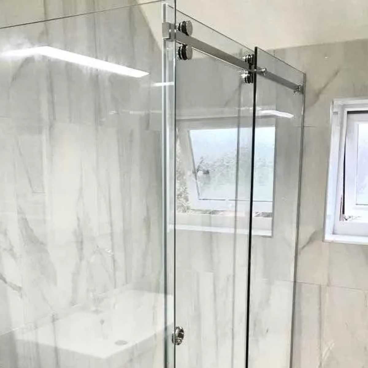 Bacanora Shower Door 60in W x 72-in H Standard Shower Door
