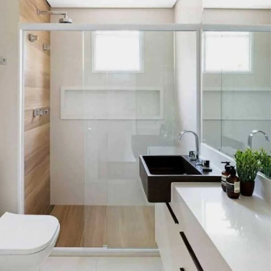 Santa Cruz Shower Door 60-in W x 72-in H Standard Shower Door