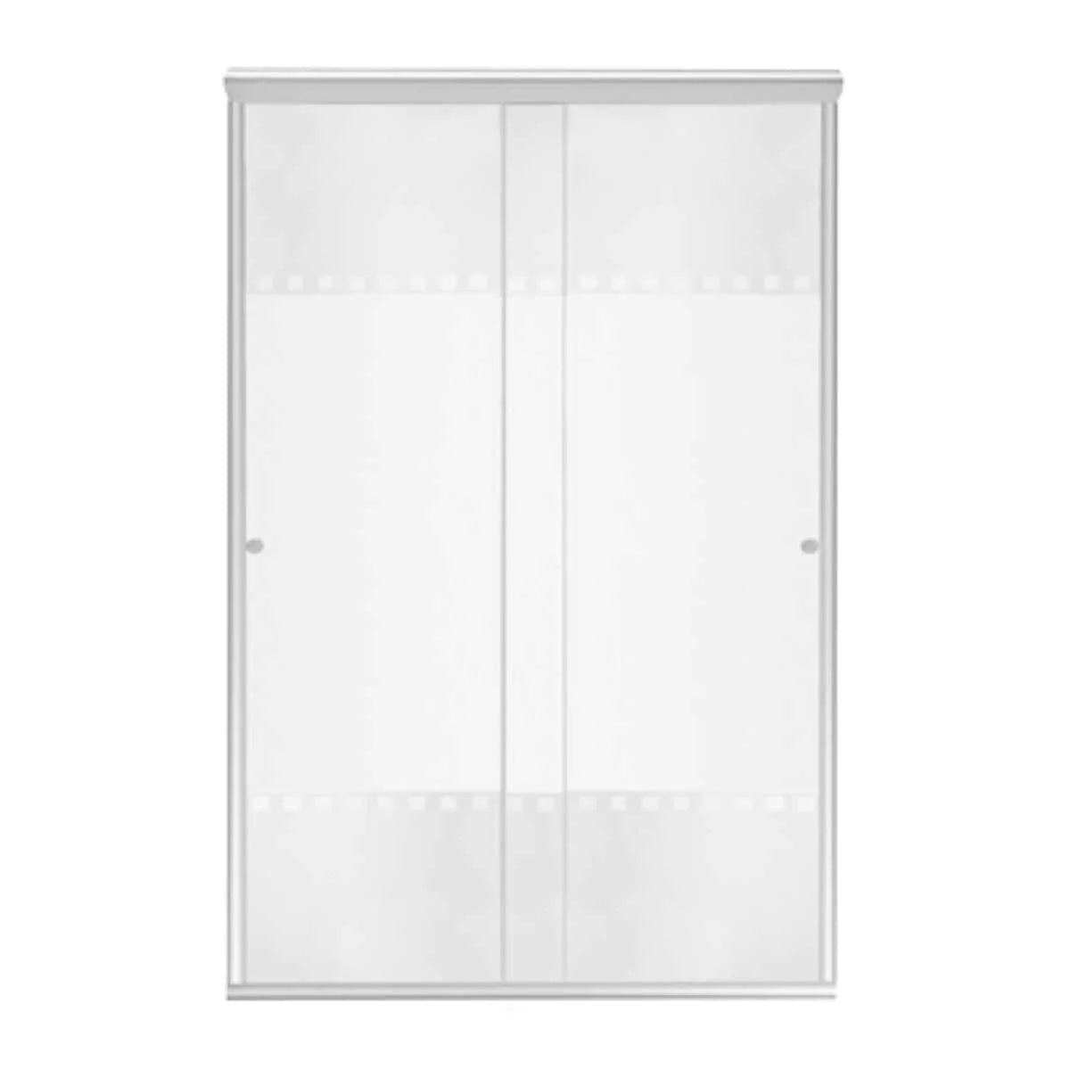 Santa Cruz Shower Door 60-in W x 72-in H Standard Shower Door