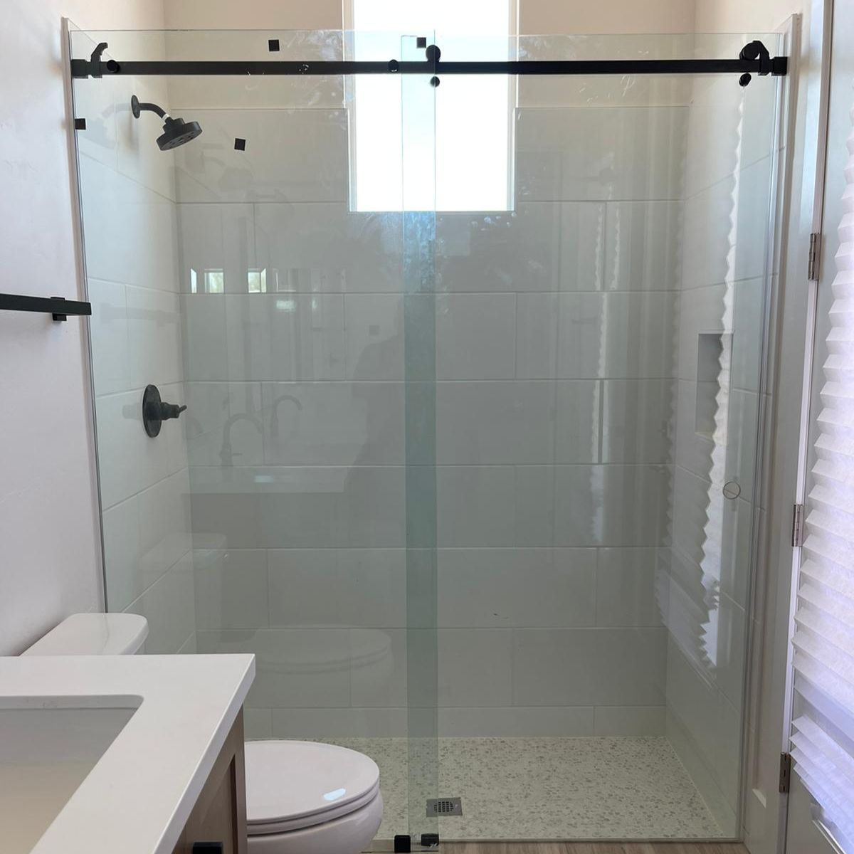 Bacanora Shower Door 60in W x 72-in H Standard Shower Door