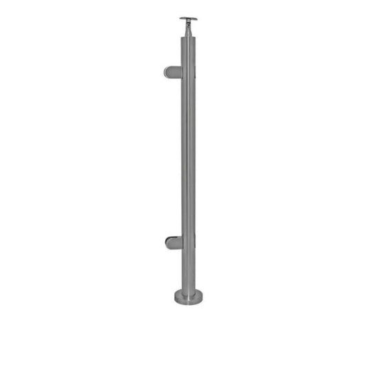 Stainless Steel Glass Round Railing End Post
